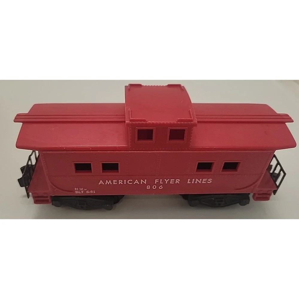 Lot 3 American Flyer 806 904 938 Red Caboose S Gauge Train Cars